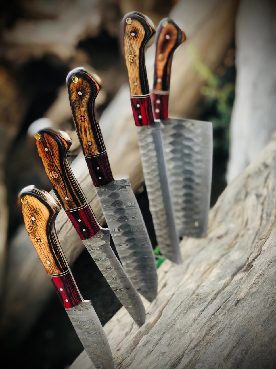 Damascus Steel Knives & D2 Knives On Sale